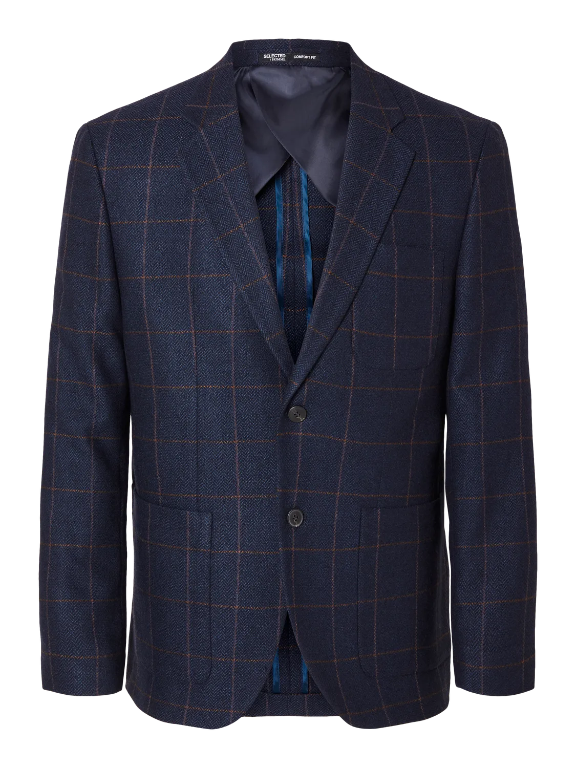 Slim Dallas Wool Check Blazer