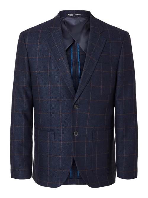 Slim Dallas Wool Check Blazer