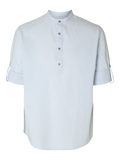 Regular New Linen Shirt Tunic LS Band