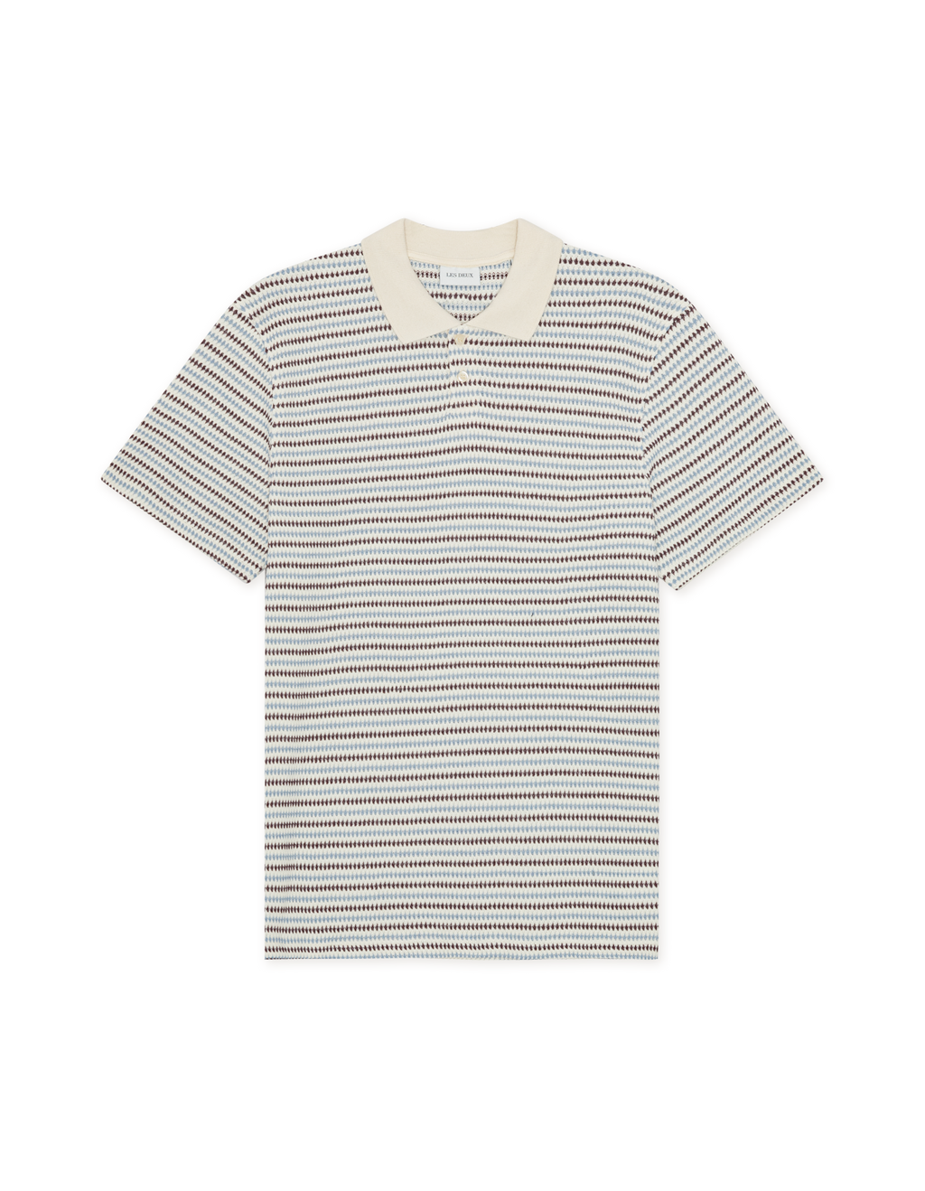 Knitted Stripe Polo
