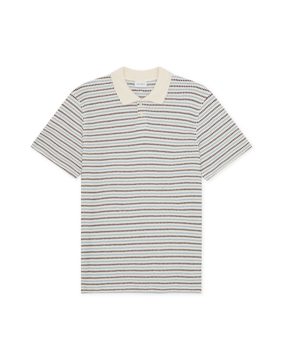 Knitted Stripe Polo