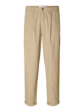 Relaxed Crop Ron Linen Blend 180 Pants