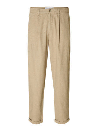 Relaxed Crop Ron Linen Blend 180 Pants