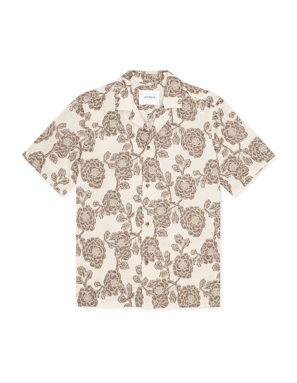 Lesley Flower Jacquard SS Shirt