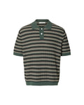 Dane SS Knit Color Structure Polo