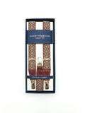 Bretelles Clip Fines Jacquard Rouges 2569/4