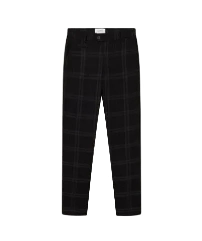 Como Check Wool Mélange Suit Pants