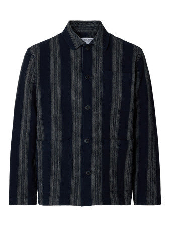 Tony Waffle Stripe Overshirt