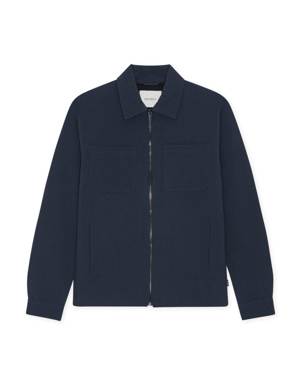 Marseille Seersucker Zipper Jacket
