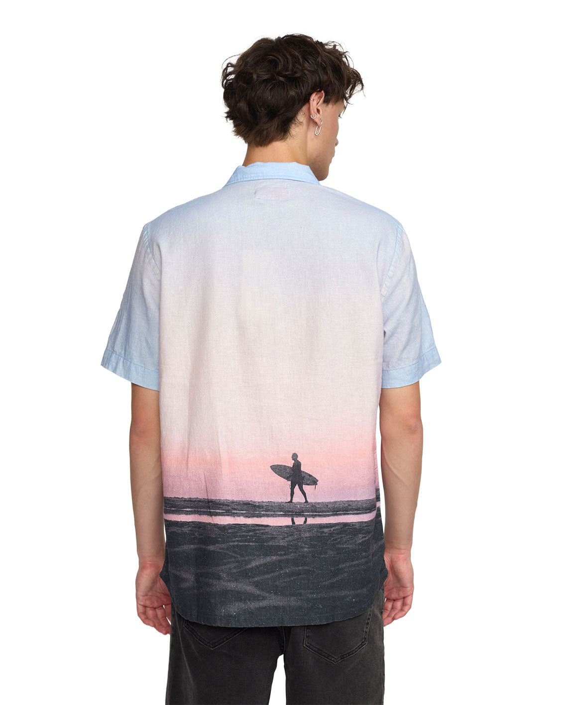 Short-sleeved Cuban Shirt 3173