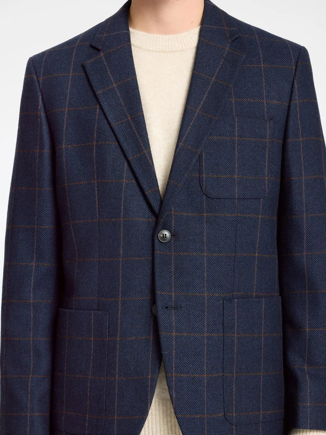 Slim Dallas Wool Check Blazer