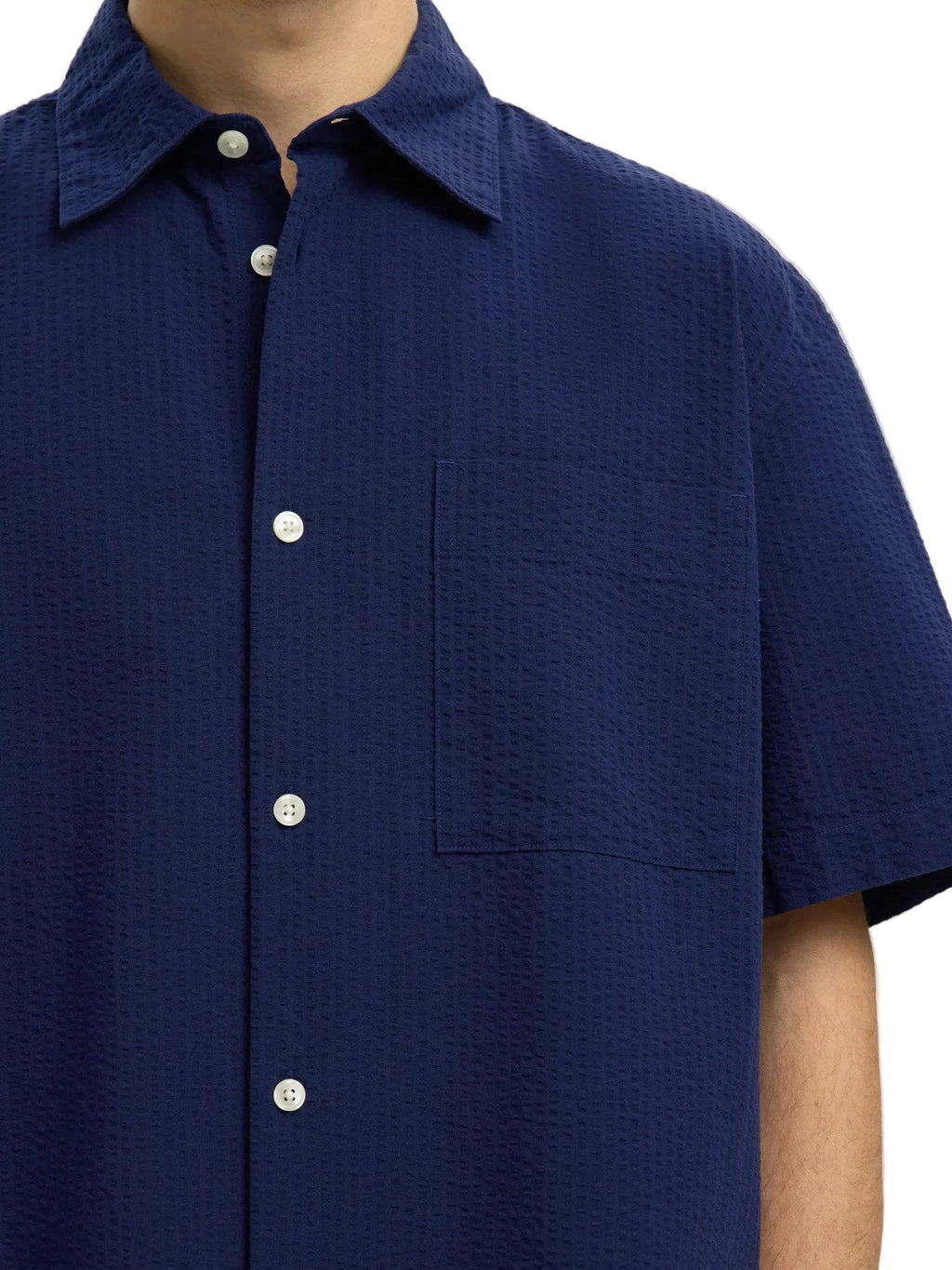 Relaxed Stuart Seersucker SS Shirt
