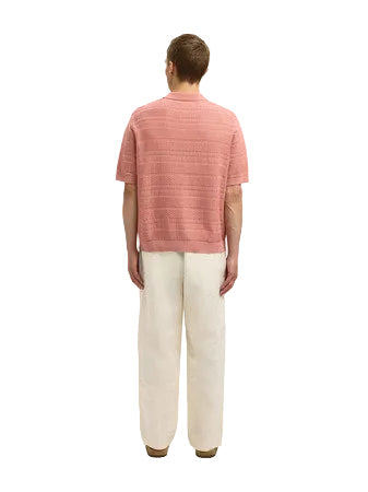 Foam SS Knit Relaxed Structure Polo