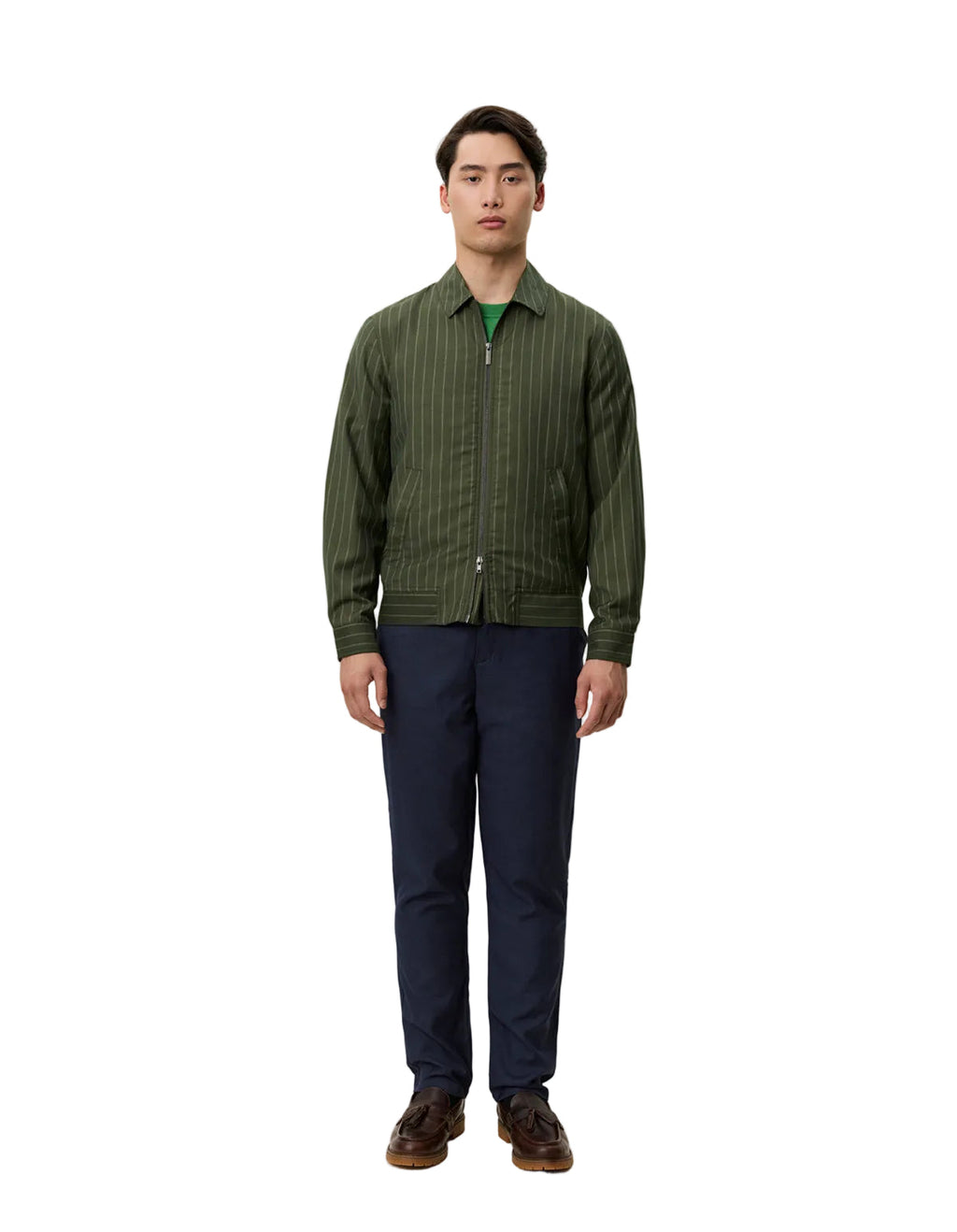 Como Pin Light Wool Coach Jacket