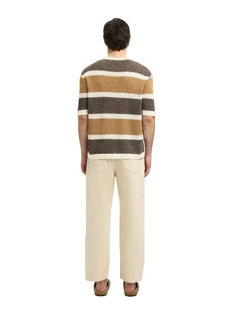 Ginger SS Knit Relaxed Stripe Tee
