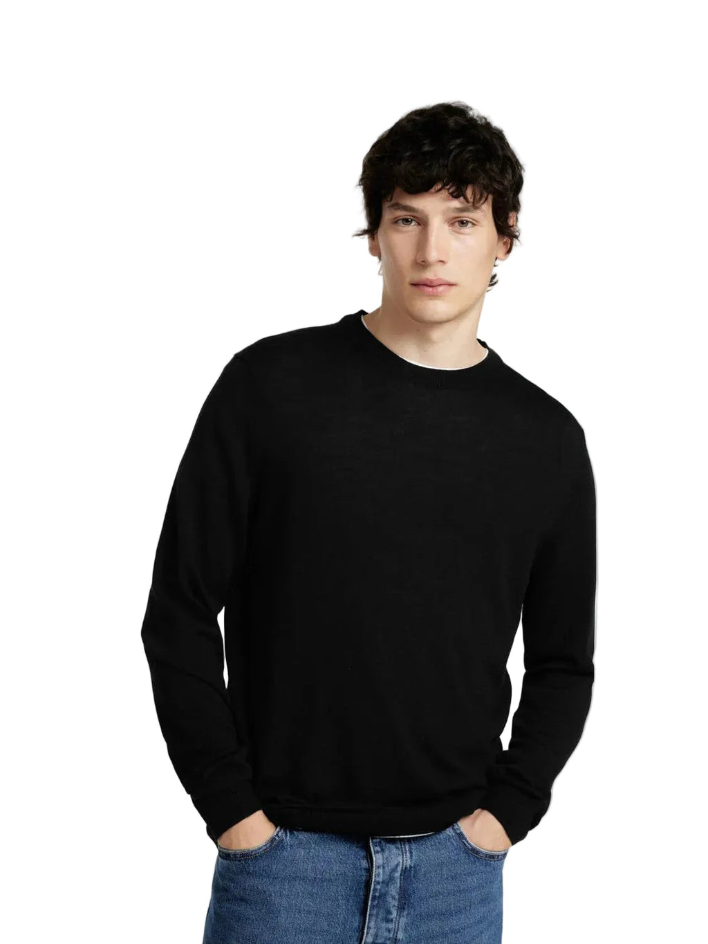 Tray LS Knit Merino Crewneck