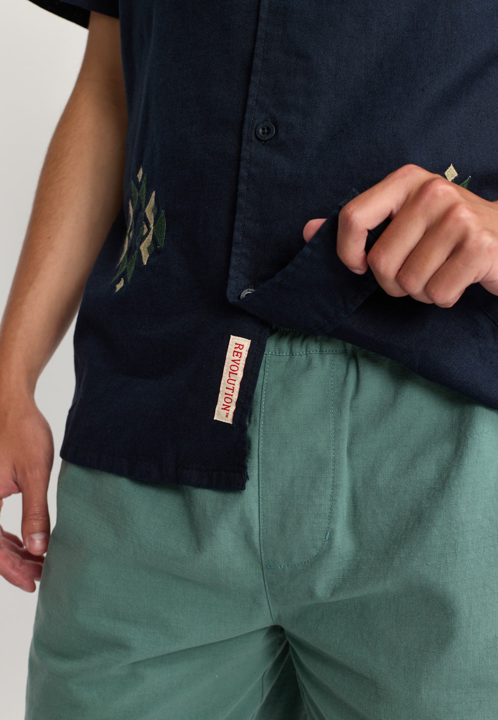 Short-sleeved Cuban Shirt 3174