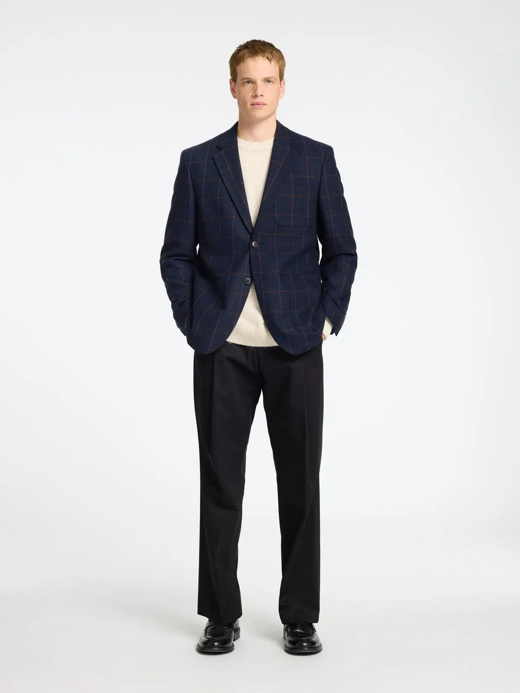 Slim Dallas Wool Check Blazer