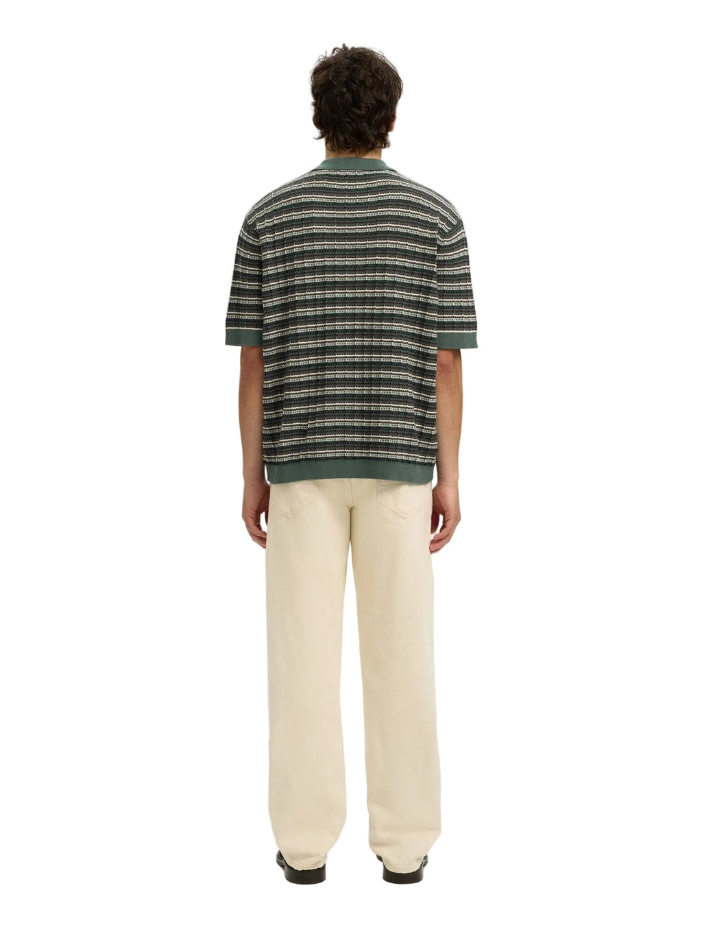 Dane SS Knit Color Structure Polo