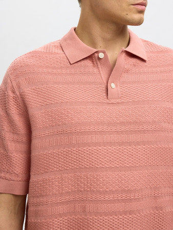 Foam SS Knit Relaxed Structure Polo